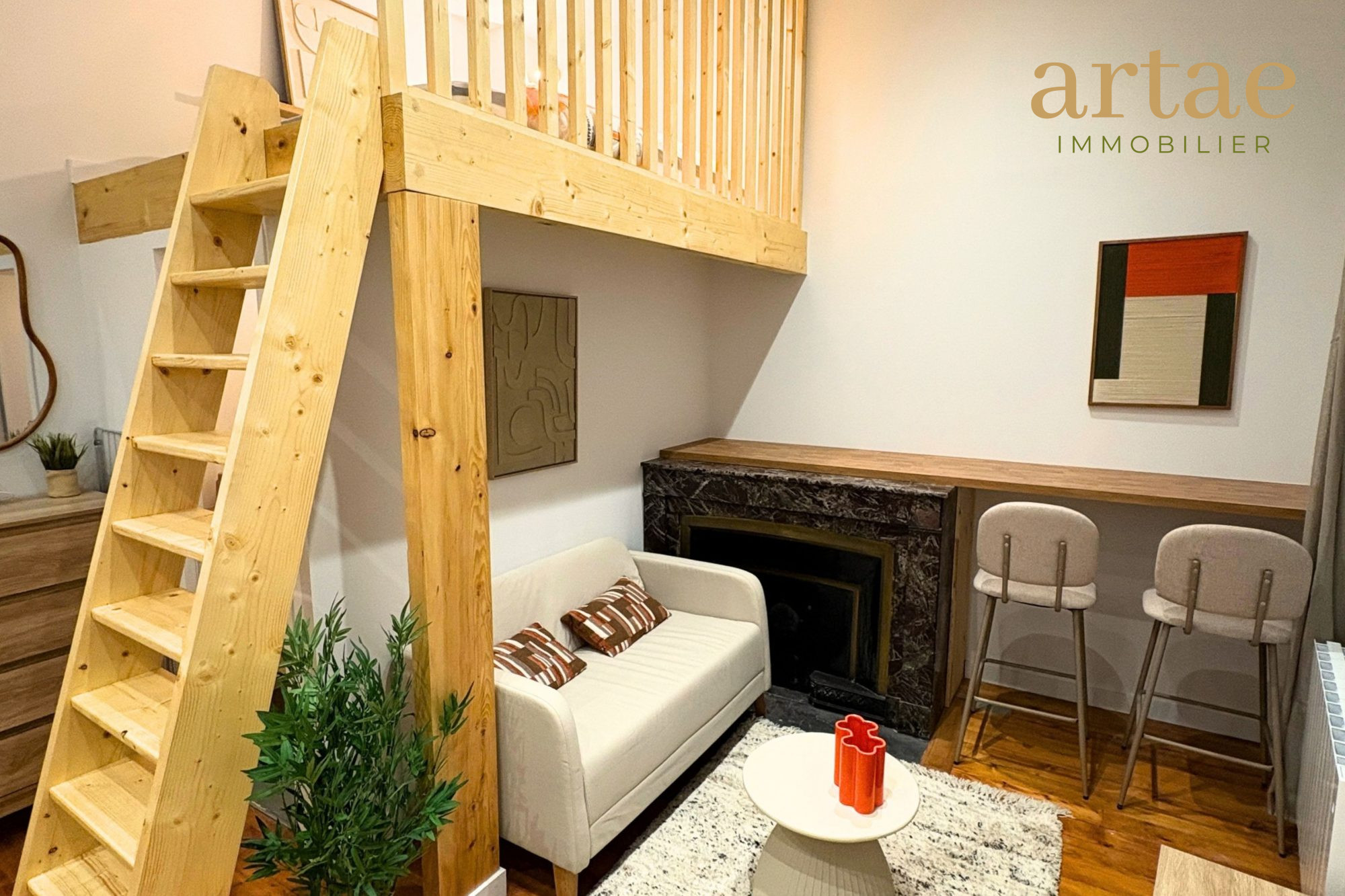Charmant Studio Duplex de 18m²